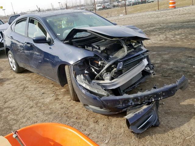 1C3CDFBB7GD667674 - 2016 DODGE DART SXT BLUE photo 1