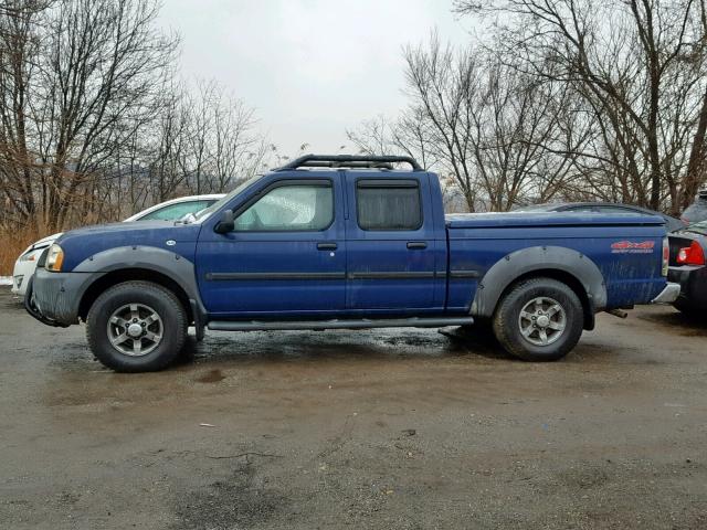 1N6ED29Y02C311229 - 2002 NISSAN FRONTIER C BLUE photo 9