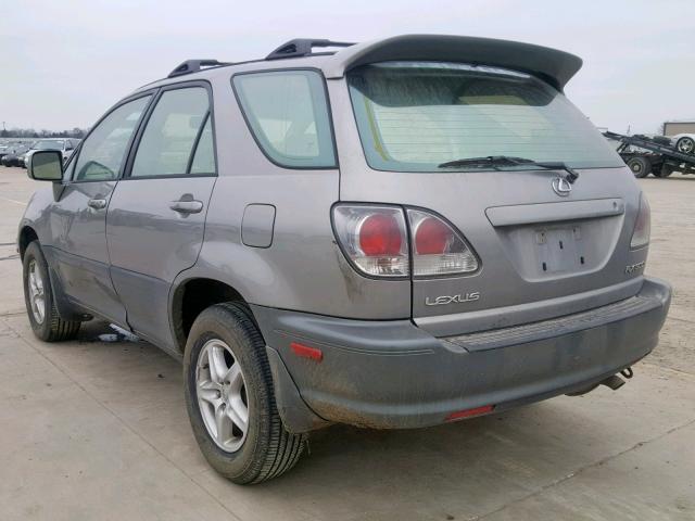 JTJHF10U310185430 - 2001 LEXUS RX 300 GRAY photo 3