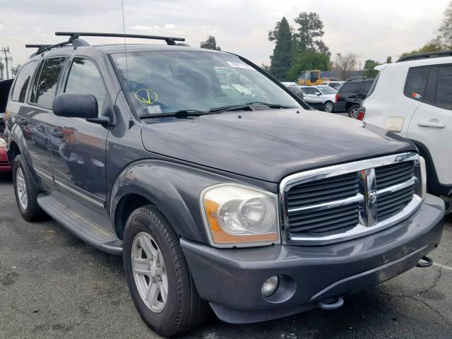 1D4HB58D14F121031 - 2004 DODGE DURANGO LI GRAY photo 1