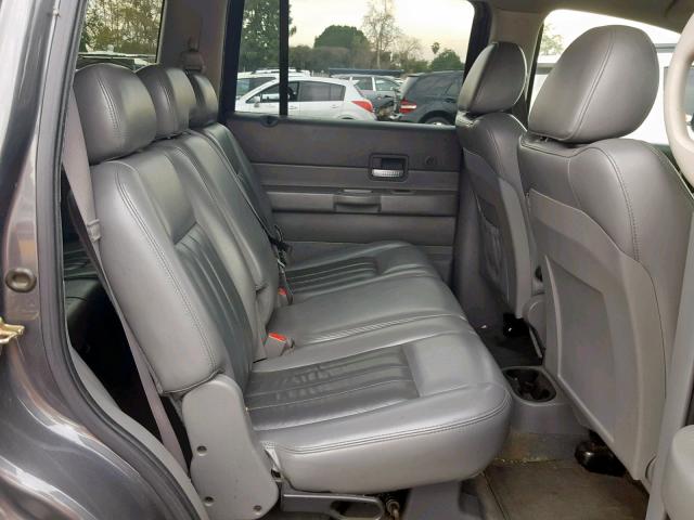 1D4HB58D14F121031 - 2004 DODGE DURANGO LI GRAY photo 6