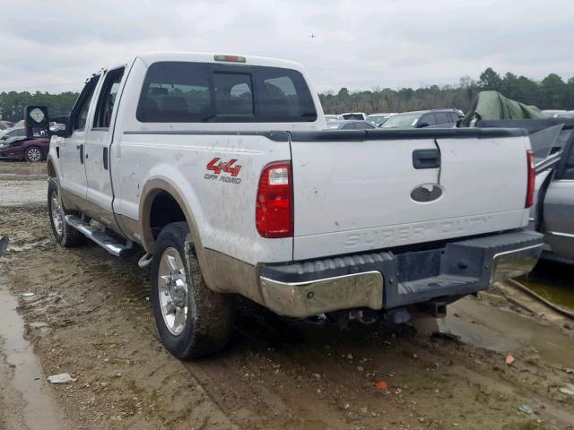 1FTWW31R98EA65130 - 2008 FORD F350 SRW S WHITE photo 3