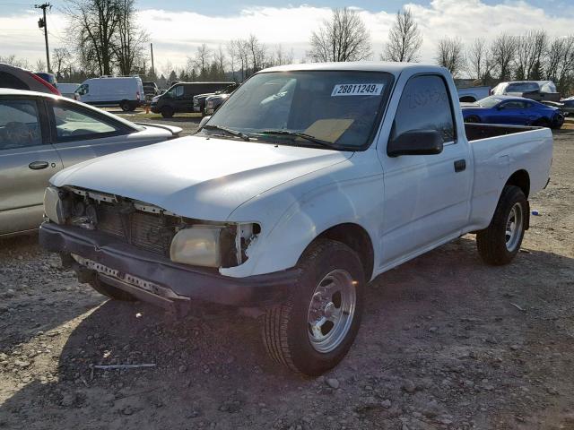 5TENL42N62Z060669 - 2002 TOYOTA TACOMA WHITE photo 2