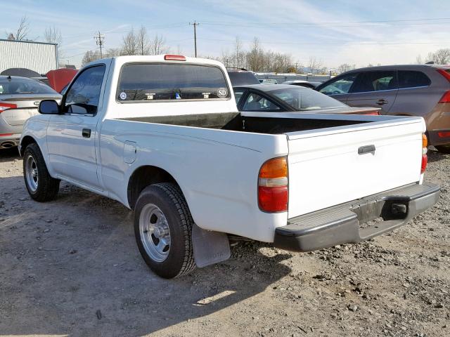 5TENL42N62Z060669 - 2002 TOYOTA TACOMA WHITE photo 3