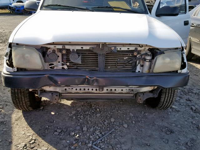 5TENL42N62Z060669 - 2002 TOYOTA TACOMA WHITE photo 9