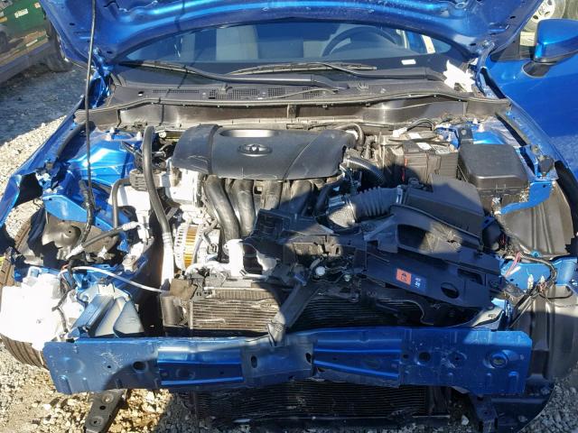 3MYDLBYV7JY314516 - 2018 TOYOTA YARIS IA BLUE photo 7