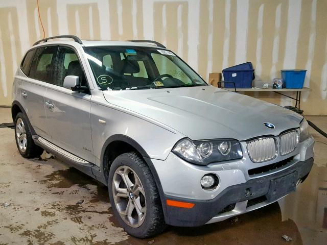 WBXPC93439WJ25788 - 2009 BMW X3 XDRIVE3 SILVER photo 1