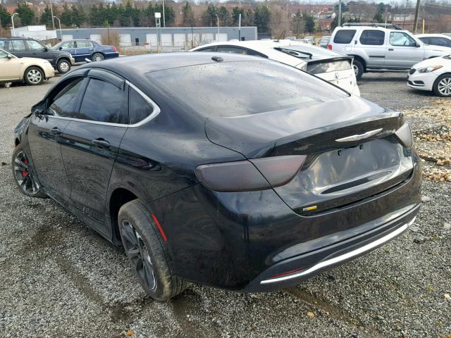 1C3CCCAB5FN733327 - 2015 CHRYSLER 200 LIMITE BLACK photo 3