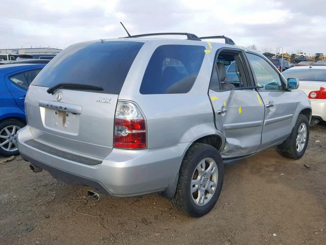 2HNYD18904H549063 - 2004 ACURA MDX TOURIN SILVER photo 4