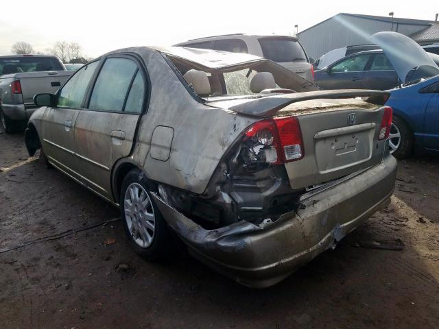 1HGES16504L001096 - 2004 HONDA CIVIC LX  photo 3