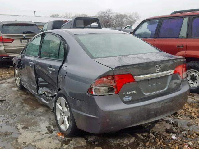 19XFA1F64BE041282 - 2011 HONDA CIVIC LX-S SILVER photo 3