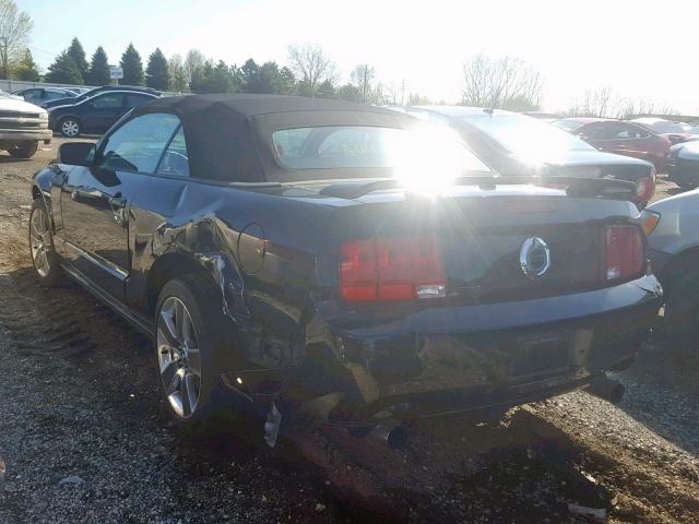 1ZVHT85H685113194 - 2008 FORD MUSTANG GT BLACK photo 3