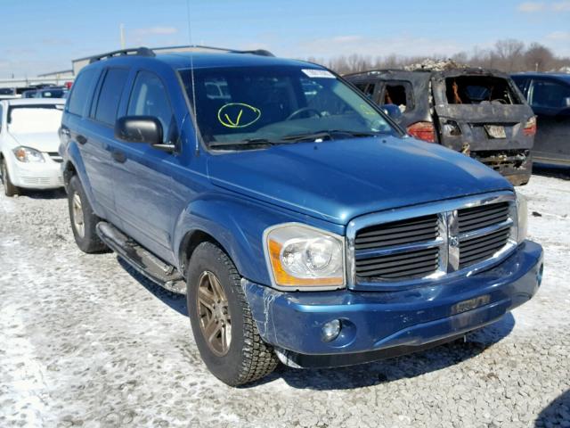 1D8HB48D05F510141 - 2005 DODGE DURANGO SL BLUE photo 1