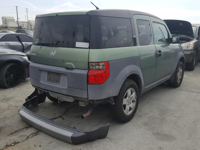 5J6YH18533L009855 - 2003 HONDA ELEMENT EX GREEN photo 4