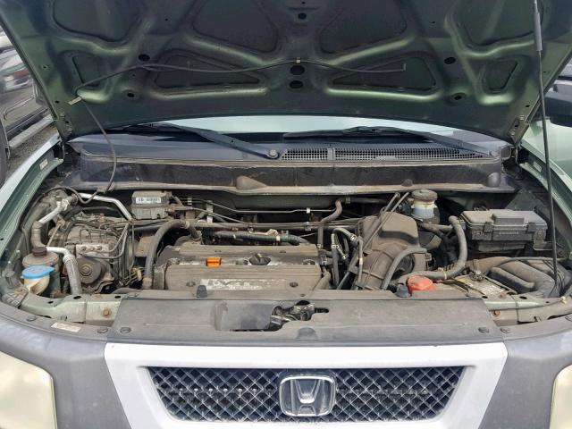 5J6YH18533L009855 - 2003 HONDA ELEMENT EX GREEN photo 7