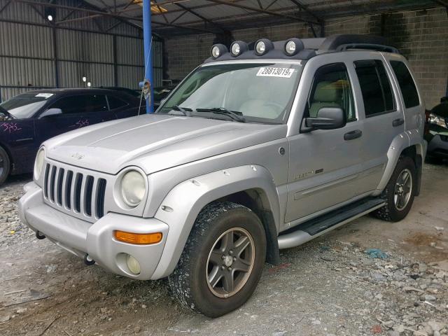 1J4GL38K23W517485 - 2003 JEEP LIBERTY RE GRAY photo 2