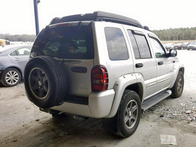 1J4GL38K23W517485 - 2003 JEEP LIBERTY RE GRAY photo 4