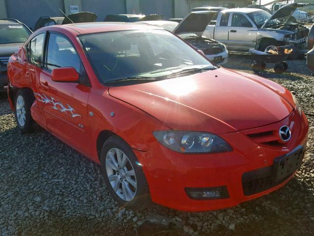 JM1BK123971764269 - 2007 MAZDA 3 S RED photo 1