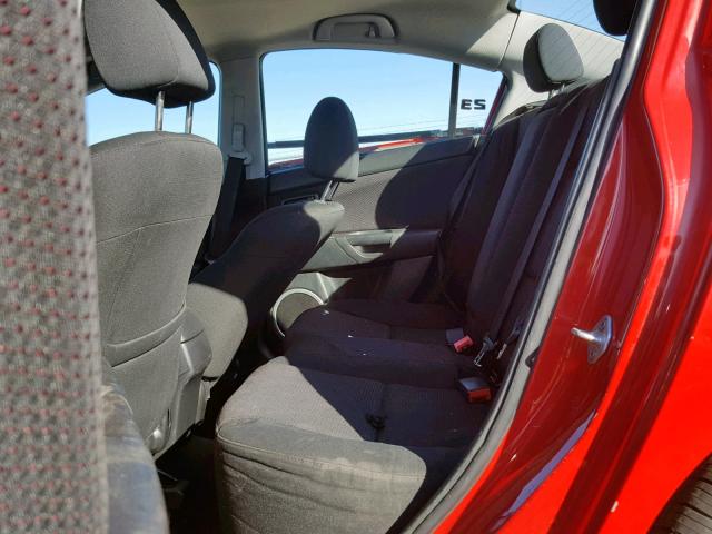 JM1BK123971764269 - 2007 MAZDA 3 S RED photo 6