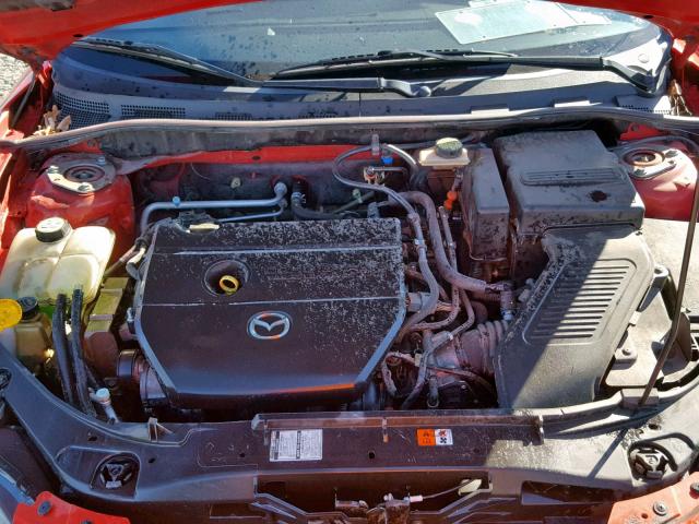 JM1BK123971764269 - 2007 MAZDA 3 S RED photo 7