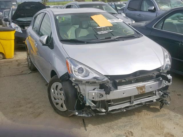 JTDKDTB33G1118425 - 2016 TOYOTA PRIUS C SILVER photo 1