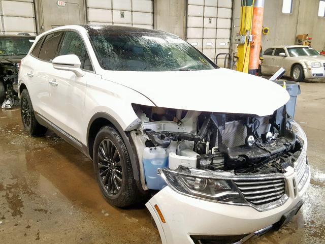 2LMTJ6KR7GBL80973 - 2016 LINCOLN MKX SELECT WHITE photo 1