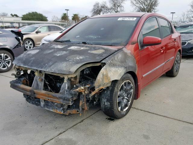 3N1AB6AP8BL656758 - 2011 NISSAN SENTRA 2.0 RED photo 2