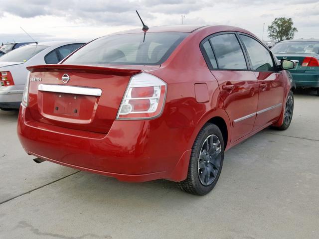 3N1AB6AP8BL656758 - 2011 NISSAN SENTRA 2.0 RED photo 4