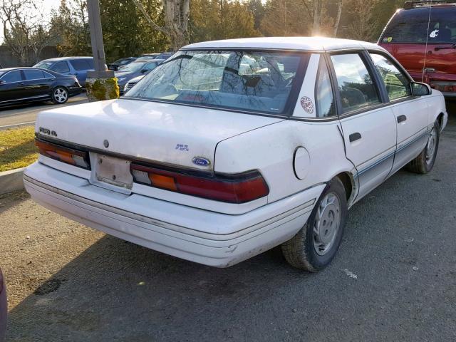 2FAPP36X9NB126661 - 1992 FORD TEMPO GL WHITE photo 4