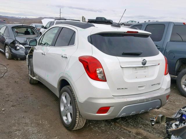 KL4CJESB1FB067431 - 2015 BUICK ENCORE WHITE photo 3