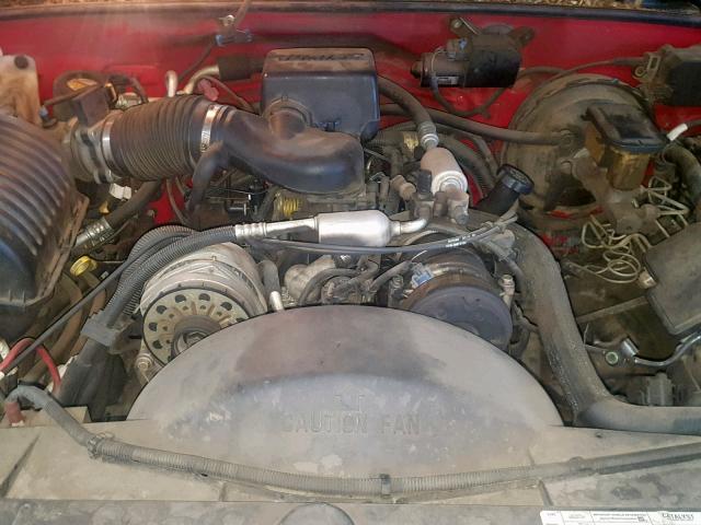 1GKEK13R6XJ785391 - 1999 GMC YUKON RED photo 7