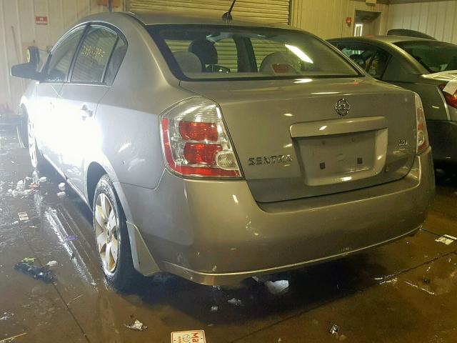 3N1AB61E87L695985 - 2007 NISSAN SENTRA 2.0 SILVER photo 3