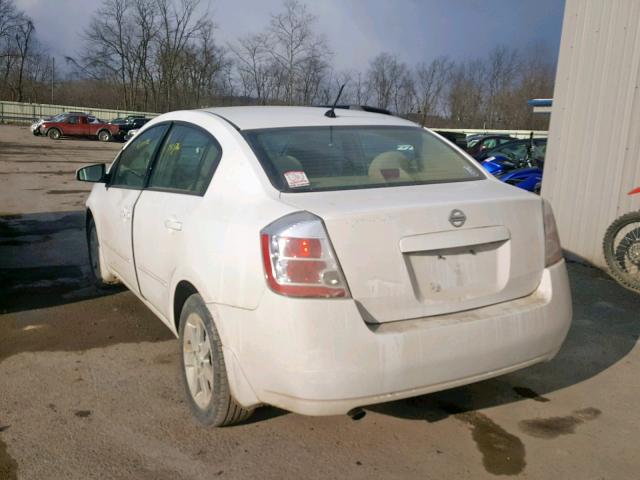 3N1AB61E98L696323 - 2008 NISSAN SENTRA 2.0 WHITE photo 3