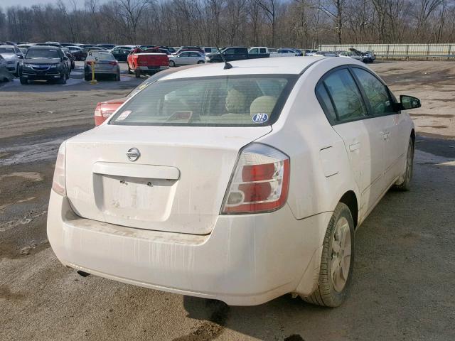 3N1AB61E98L696323 - 2008 NISSAN SENTRA 2.0 WHITE photo 4