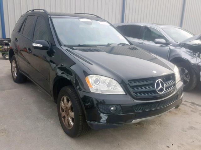 4JGBB86E76A022385 - 2006 MERCEDES-BENZ ML 350 BLACK photo 1