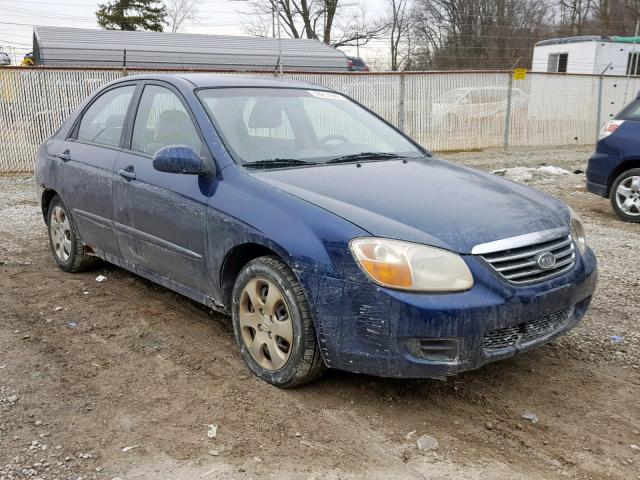 KNAFE121185500753 - 2008 KIA SPECTRA EX BLUE photo 1