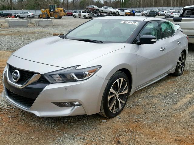 1N4AA6AP2JC390346 - 2018 NISSAN MAXIMA 3.5 SILVER photo 2