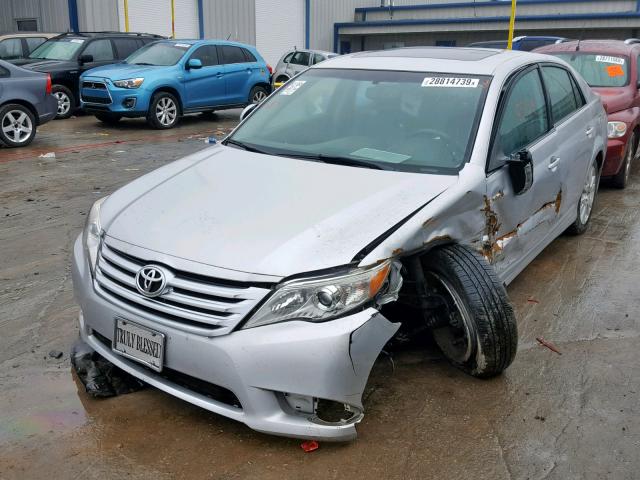 4T1BK3DB1CU454072 - 2012 TOYOTA AVALON BAS SILVER photo 2