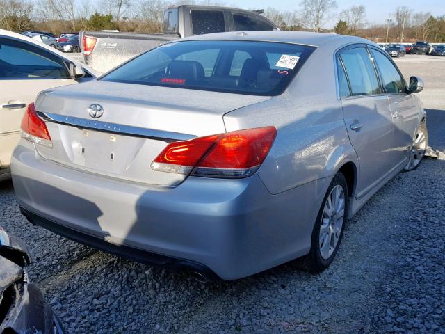 4T1BK3DB1CU454072 - 2012 TOYOTA AVALON BAS SILVER photo 4