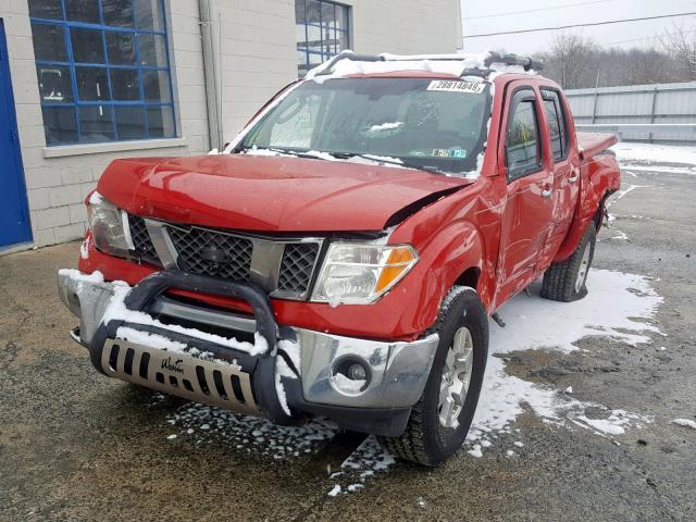 1N6AD07W96C454822 - 2006 NISSAN FRONTIER C RED photo 2