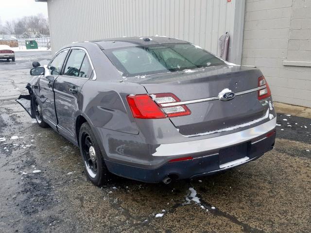 1FAHP2MK8HG143518 - 2017 FORD TAURUS POL GRAY photo 3