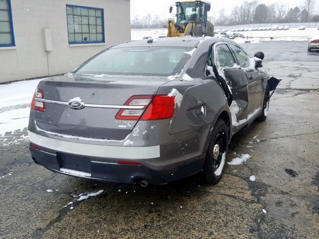 1FAHP2MK8HG143518 - 2017 FORD TAURUS POL GRAY photo 4