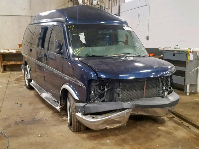 1GBFG15T261108514 - 2006 CHEVROLET EXPRESS G1 BLUE photo 1