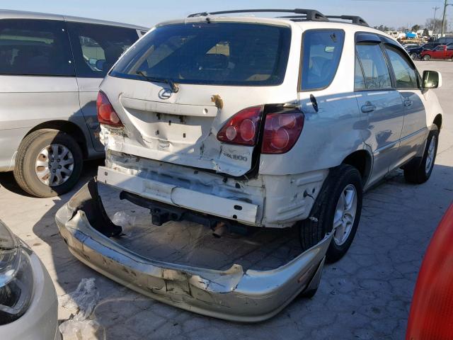 JT6GF10U8Y0066398 - 2000 LEXUS RX 300 WHITE photo 4