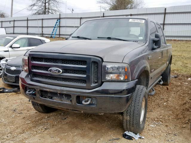 1FTWW31PX5EA77636 - 2005 FORD F350 SRW S GRAY photo 2