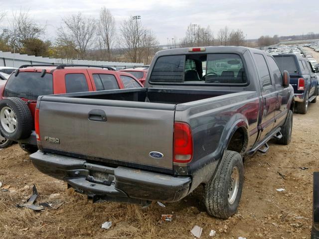 1FTWW31PX5EA77636 - 2005 FORD F350 SRW S GRAY photo 4