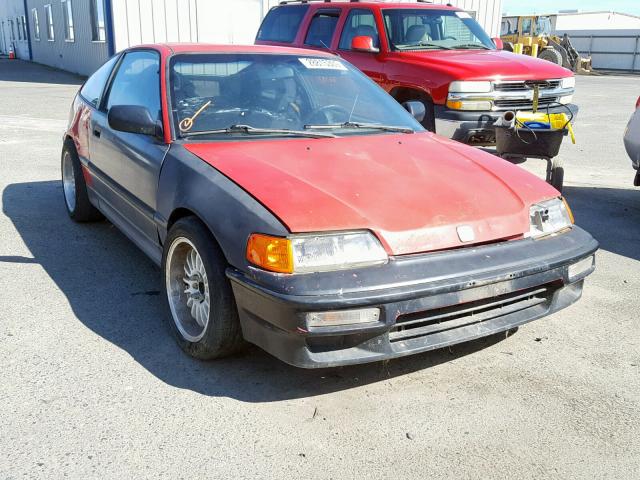 JHMED9368JS018054 - 1988 HONDA CIVIC 1500 RED photo 1