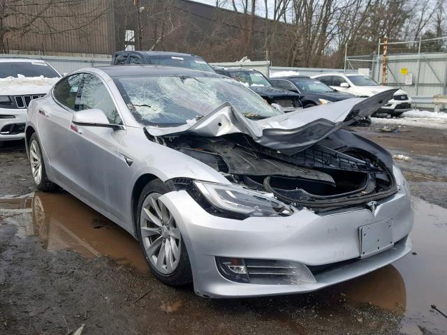 5YJSA1E26HF186517 - 2017 TESLA MODEL S Մոխրագույն լուսանկար 1
