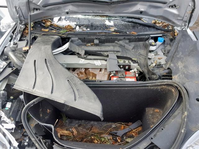 5YJSA1E26HF186517 - 2017 TESLA MODEL S Մոխրագույն լուսանկար 7