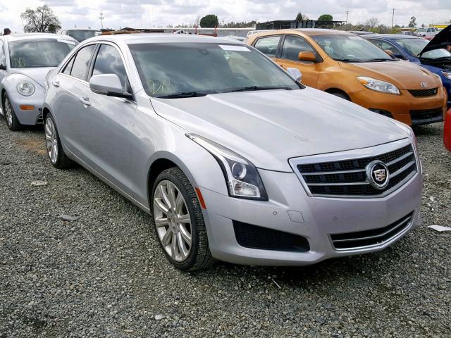 1G6AH5RX9D0160123 - 2013 CADILLAC ATS LUXURY SILVER photo 1